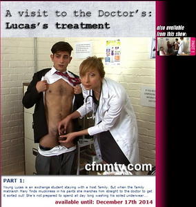 cfnmtv: A vist to the Doctor’s: Lucas’s treatment