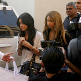 Ashley Tisdale and Vanessa Hudgens shopping in Beverly Hills